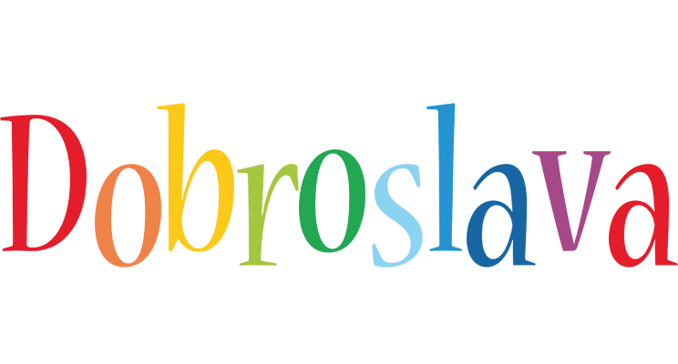Dobroslava birthday logo