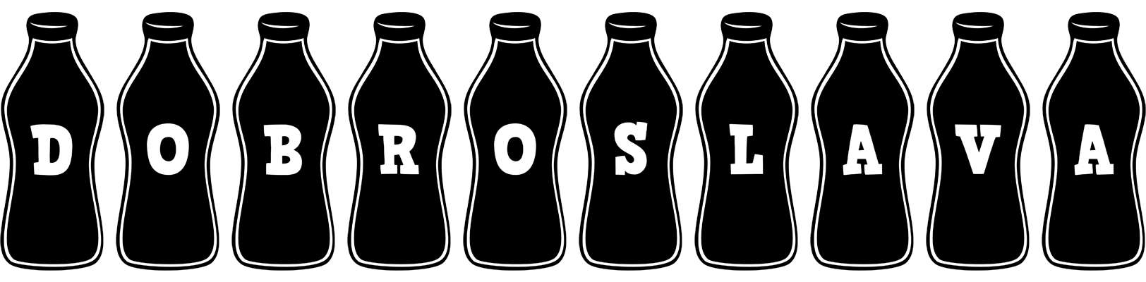 Dobroslava bottle logo