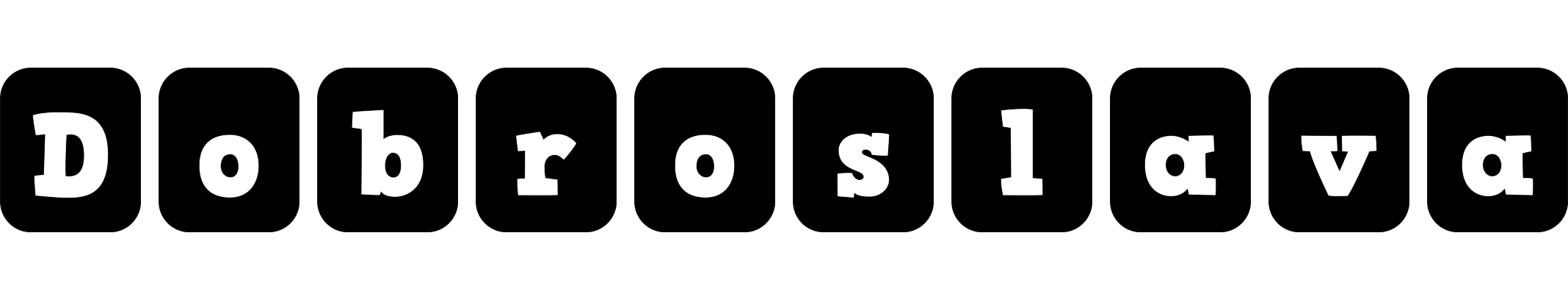 Dobroslava box logo