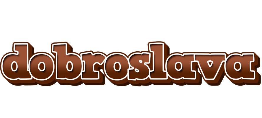 Dobroslava brownie logo