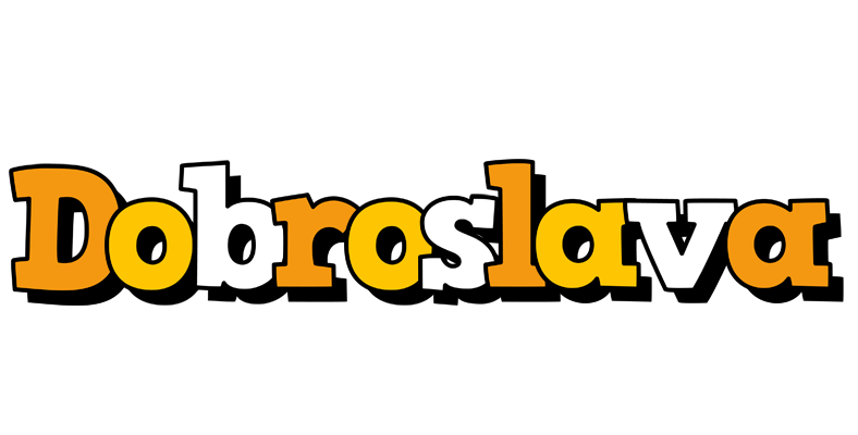 Dobroslava cartoon logo