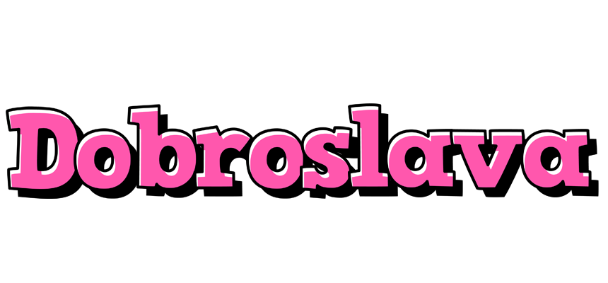 Dobroslava girlish logo