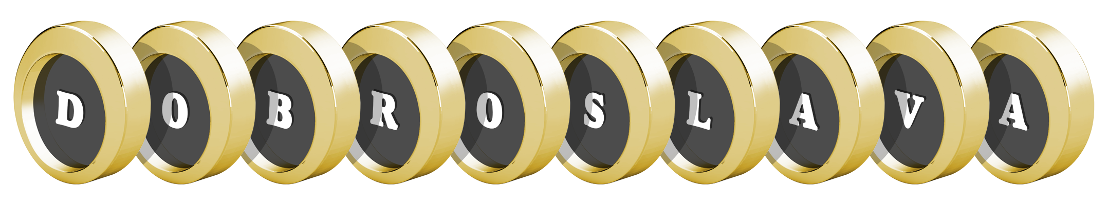 Dobroslava gold logo