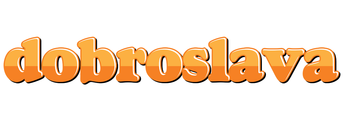 Dobroslava orange logo