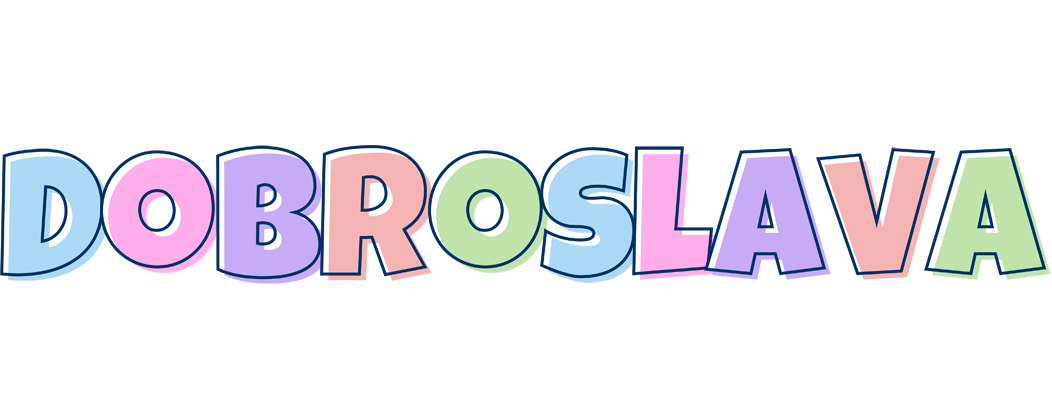 Dobroslava pastel logo