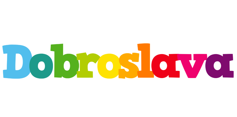 Dobroslava rainbows logo