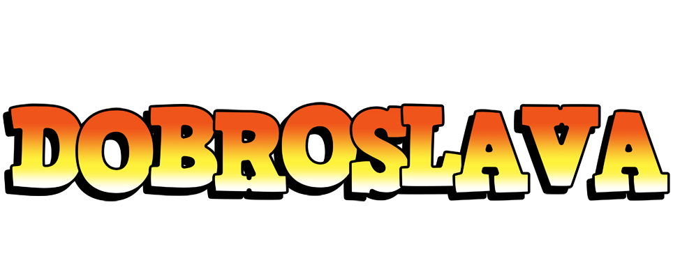 Dobroslava sunset logo