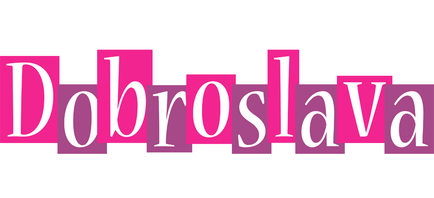 Dobroslava whine logo