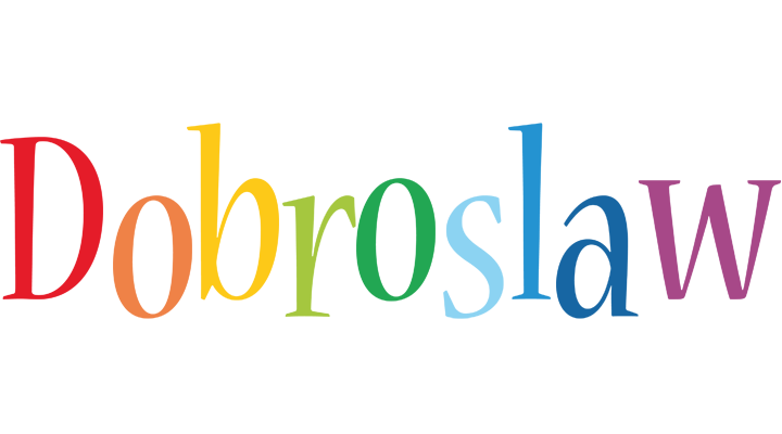 Dobroslaw birthday logo