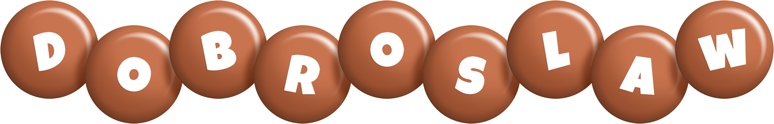 Dobroslaw candy-brown logo