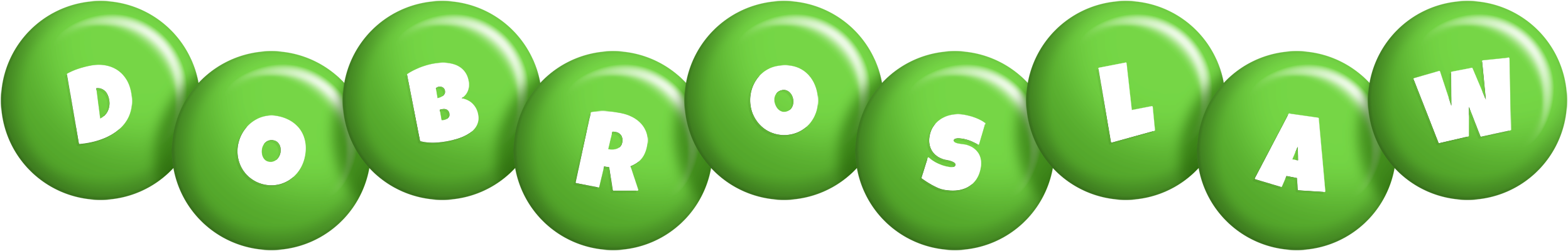 Dobroslaw candy-green logo