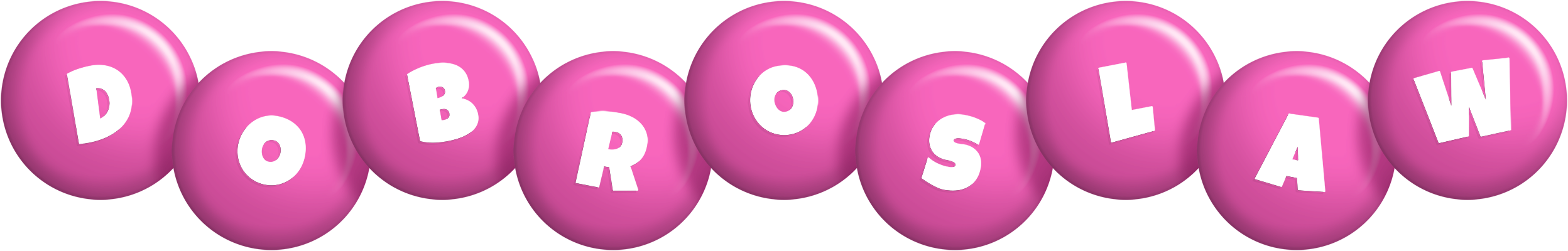 Dobroslaw candy-pink logo