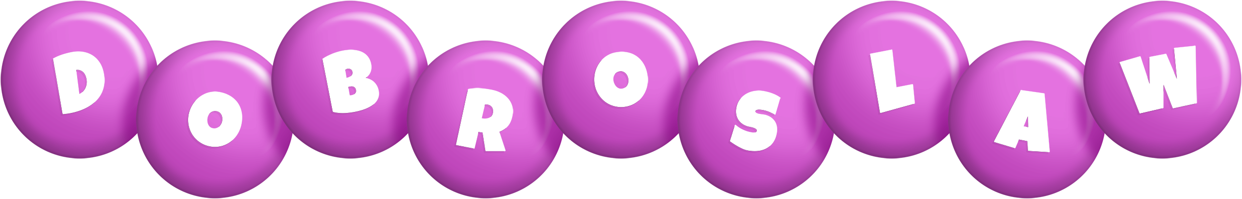 Dobroslaw candy-purple logo