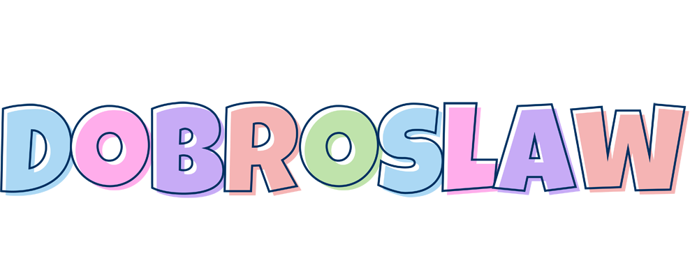 Dobroslaw pastel logo