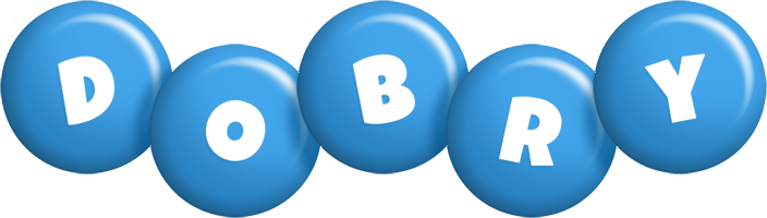 Dobry candy-blue logo