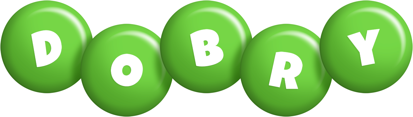 Dobry candy-green logo