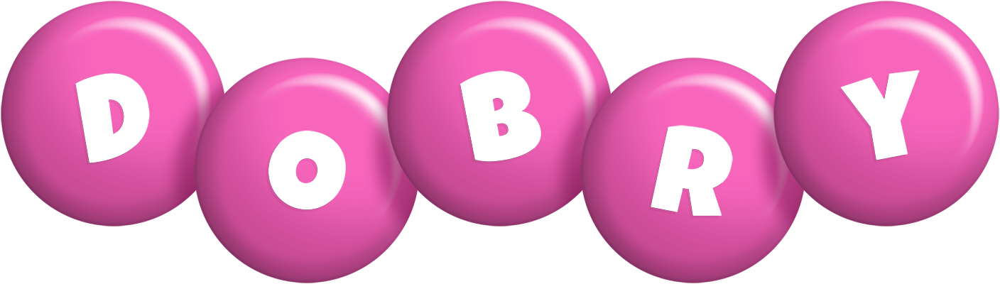 Dobry candy-pink logo