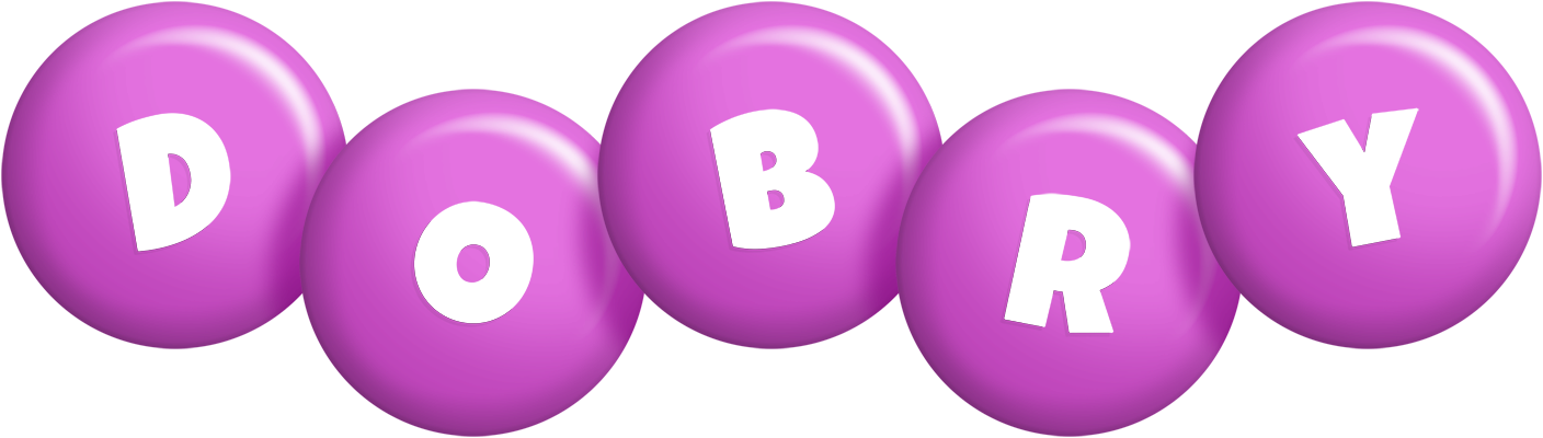 Dobry candy-purple logo
