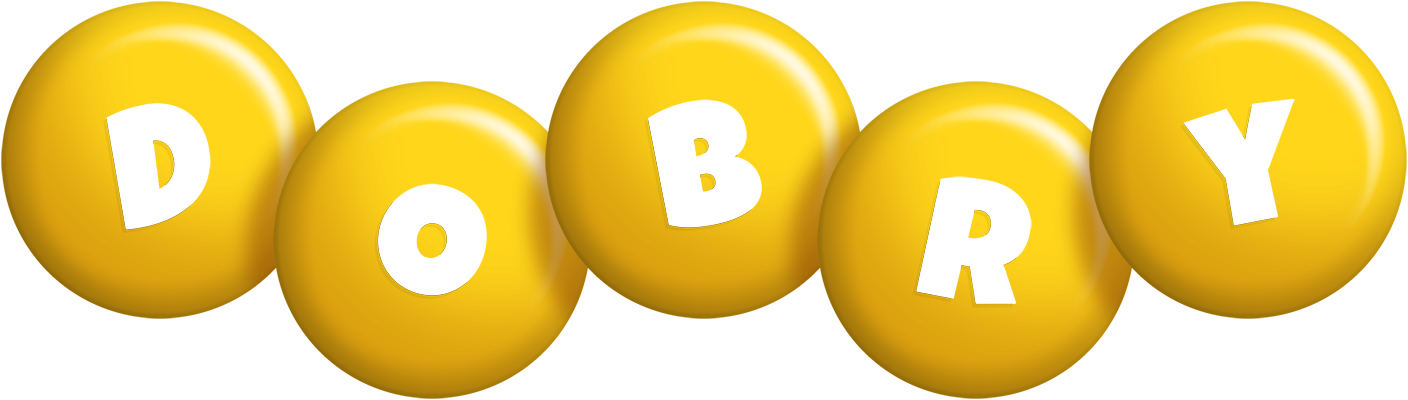 Dobry candy-yellow logo