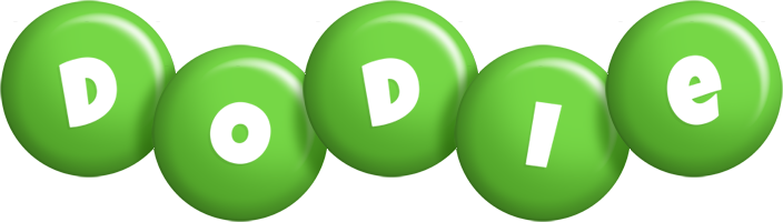 Dodie candy-green logo