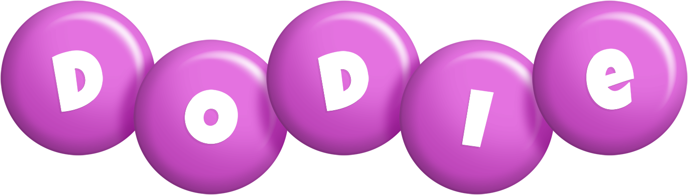 Dodie candy-purple logo