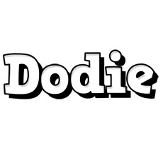 Dodie snowing logo