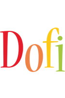 Dofi birthday logo