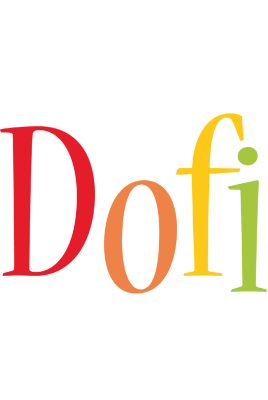 Dofi birthday logo
