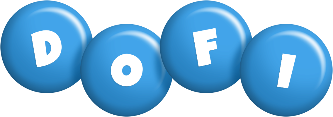 Dofi candy-blue logo