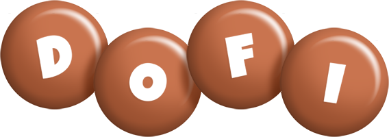 Dofi candy-brown logo