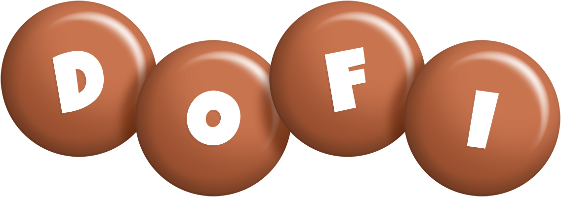 Dofi candy-brown logo