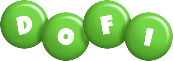 Dofi candy-green logo