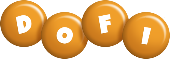 Dofi candy-orange logo