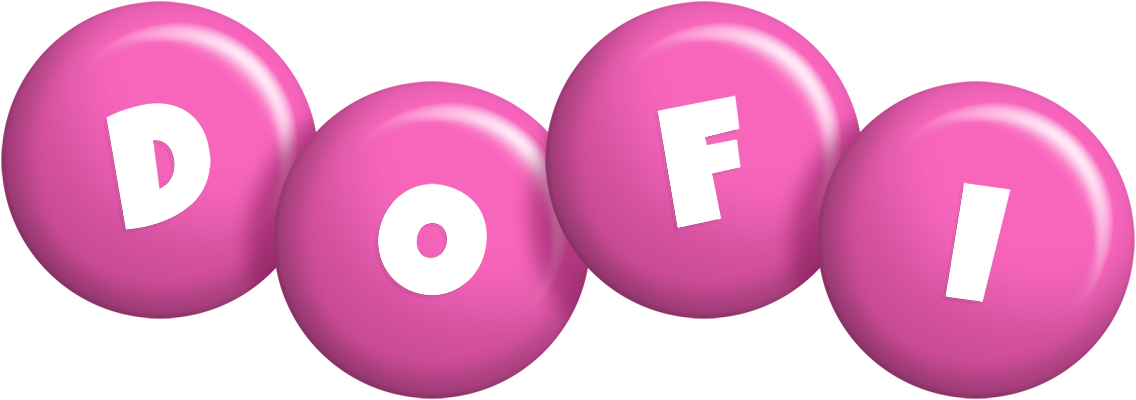 Dofi candy-pink logo