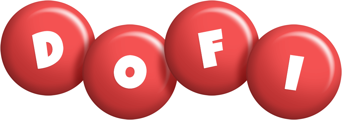 Dofi candy-red logo