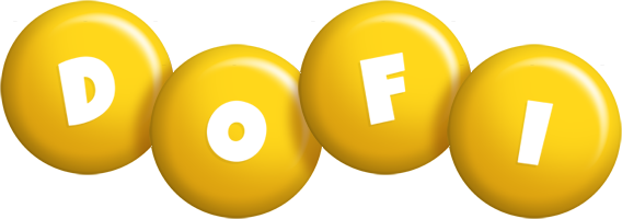 Dofi candy-yellow logo