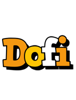 Dofi cartoon logo