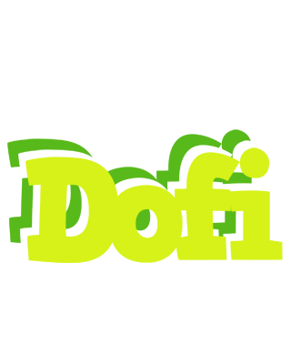 Dofi citrus logo