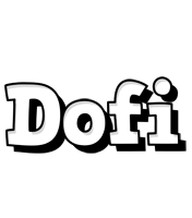 Dofi snowing logo