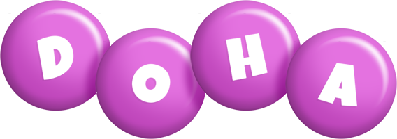 Doha candy-purple logo