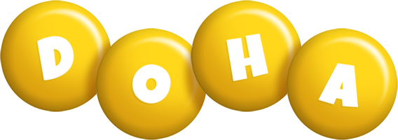 Doha candy-yellow logo