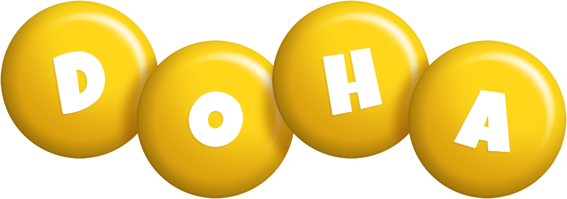 Doha candy-yellow logo