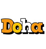 Doha cartoon logo