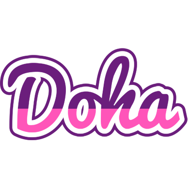 Doha cheerful logo