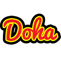 Doha fireman logo