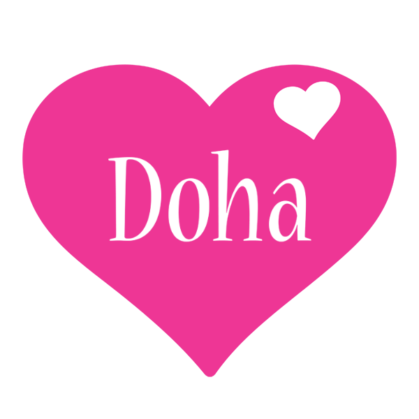 Doha love-heart logo