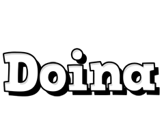 Doina snowing logo