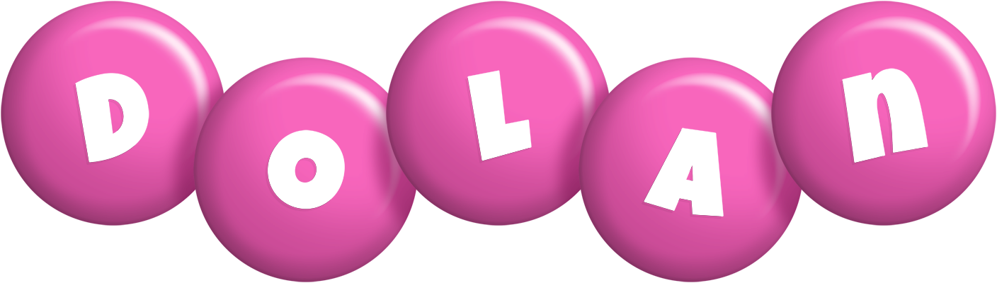 Dolan candy-pink logo