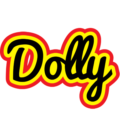 Dolly flaming logo