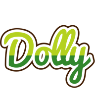 Dolly golfing logo